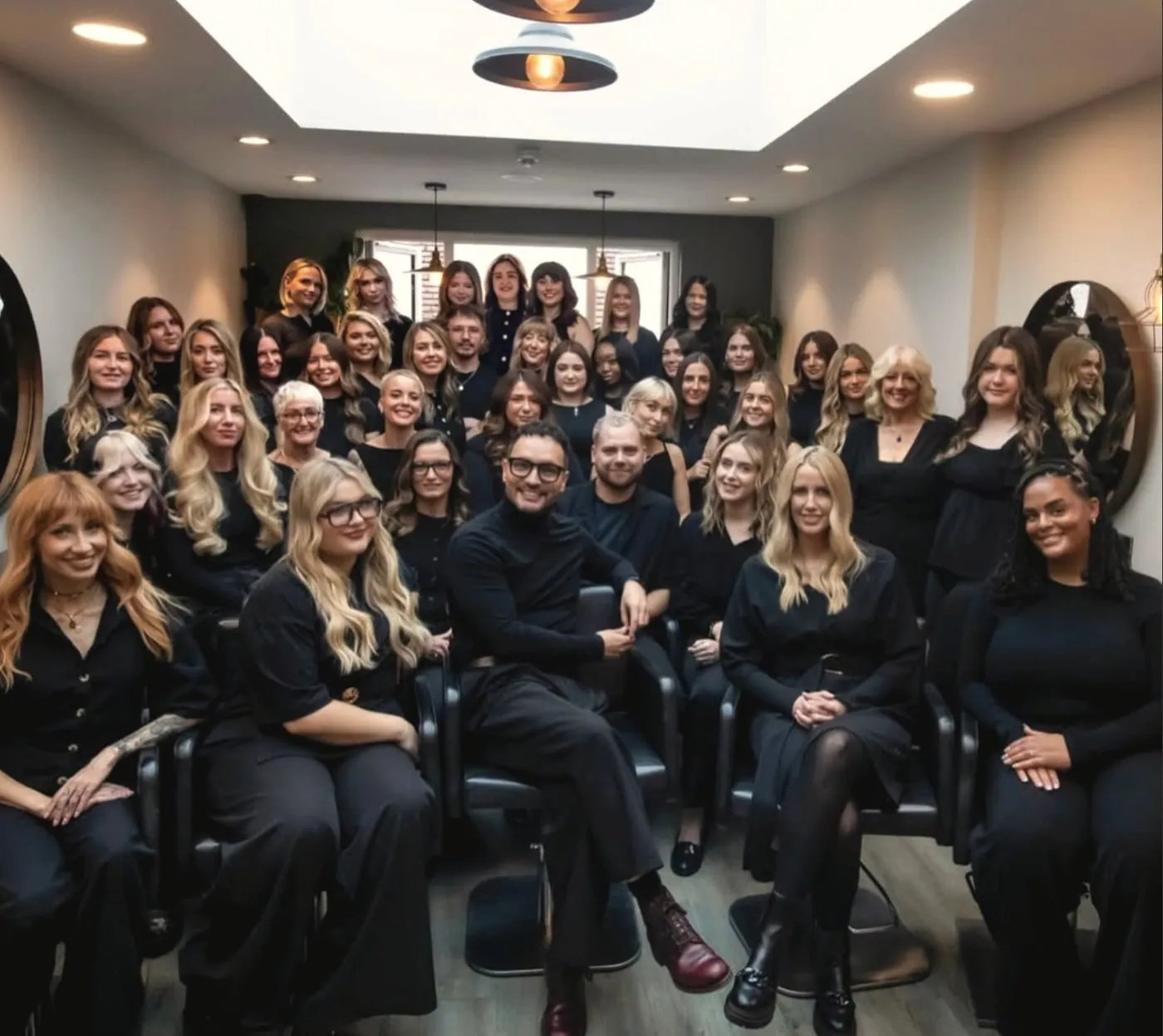 The Seckingtons team together in the salon